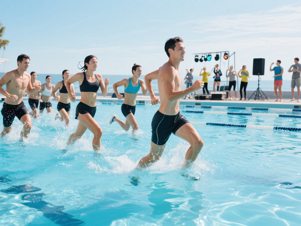 水中慢跑:不伤膝盖又高效瘦身的运动新宠 随着越来越多的运动爱好者体验到水中慢跑的